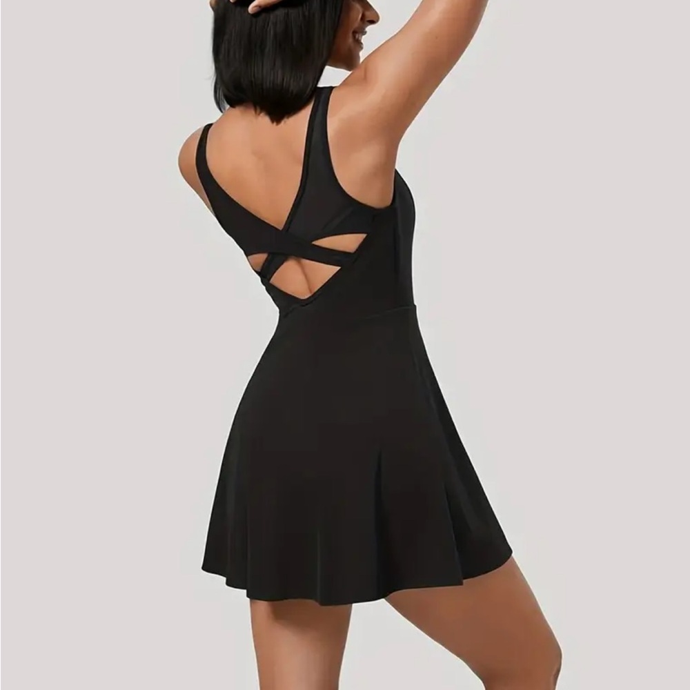 Elegant Black Sleeveless Dress NWOT